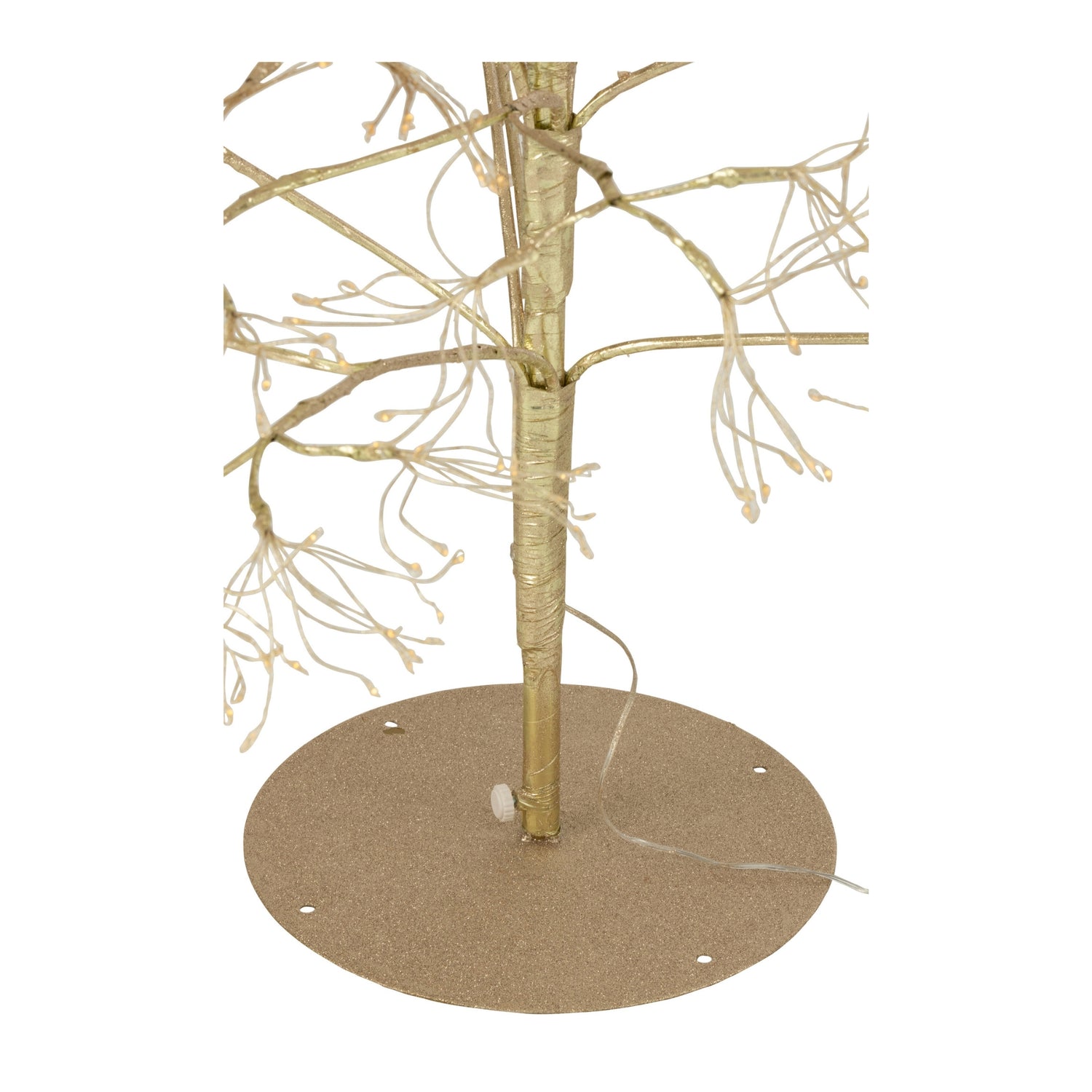 Kerstboom 2700 Led Metaal Goudkleurig Medium H210cm J-Line