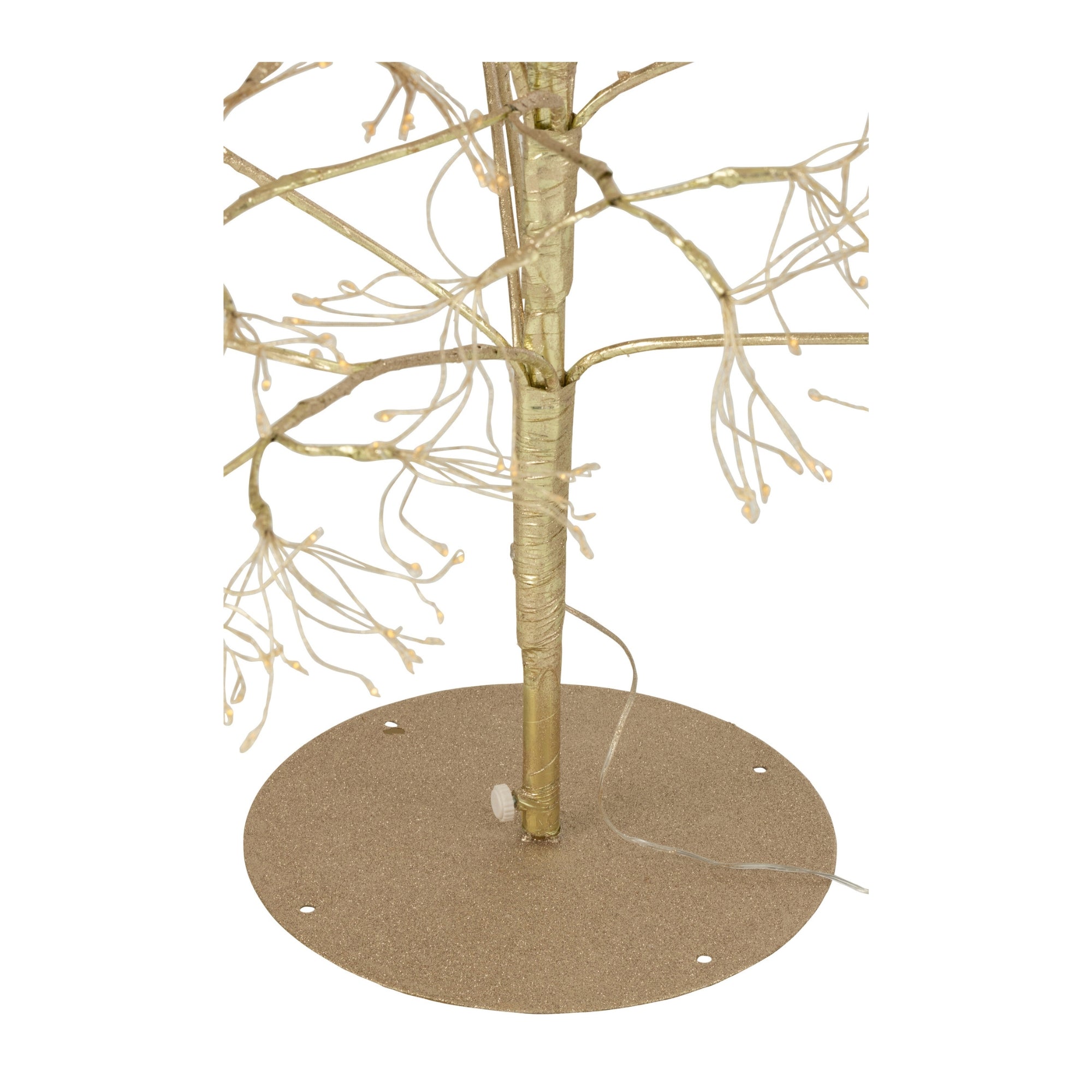 Kerstboom 2700 Led Metaal Goudkleurig Medium H210cm J-Line