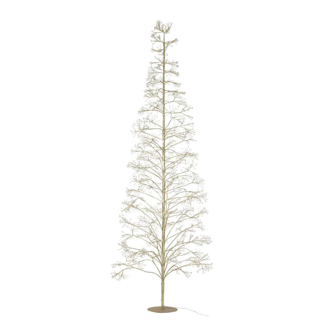 Kerstboom 3000 Led Metaal Goudkleurig Large H300cm J-Line