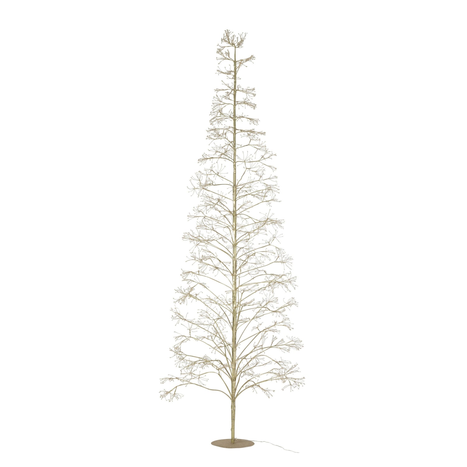 Kerstboom 3000 Led Metaal Goudkleurig Large H300cm J-Line