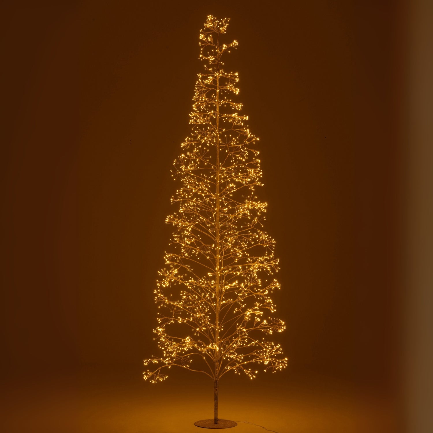 Kerstboom 3000 Led Metaal Goudkleurig Large H300cm J-Line