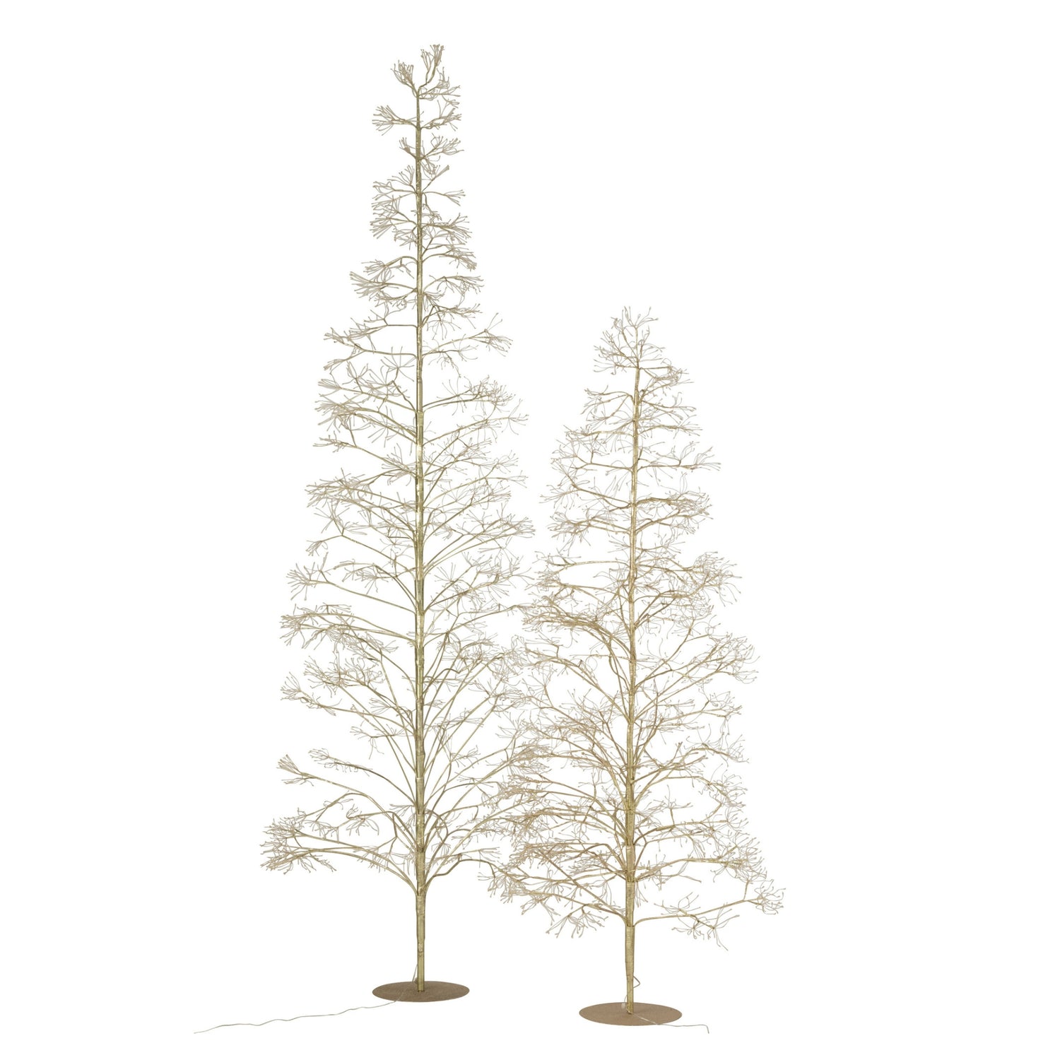 Kerstboom 3000 Led Metaal Goudkleurig Large H300cm J-Line