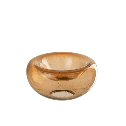 Sierschaal Carol Glas Caramel Small J-Line