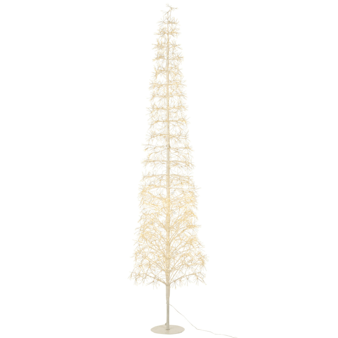 Kerstboom Led Warm Witte Lichten Ijzer Wit Extra Large H240cm J-Line