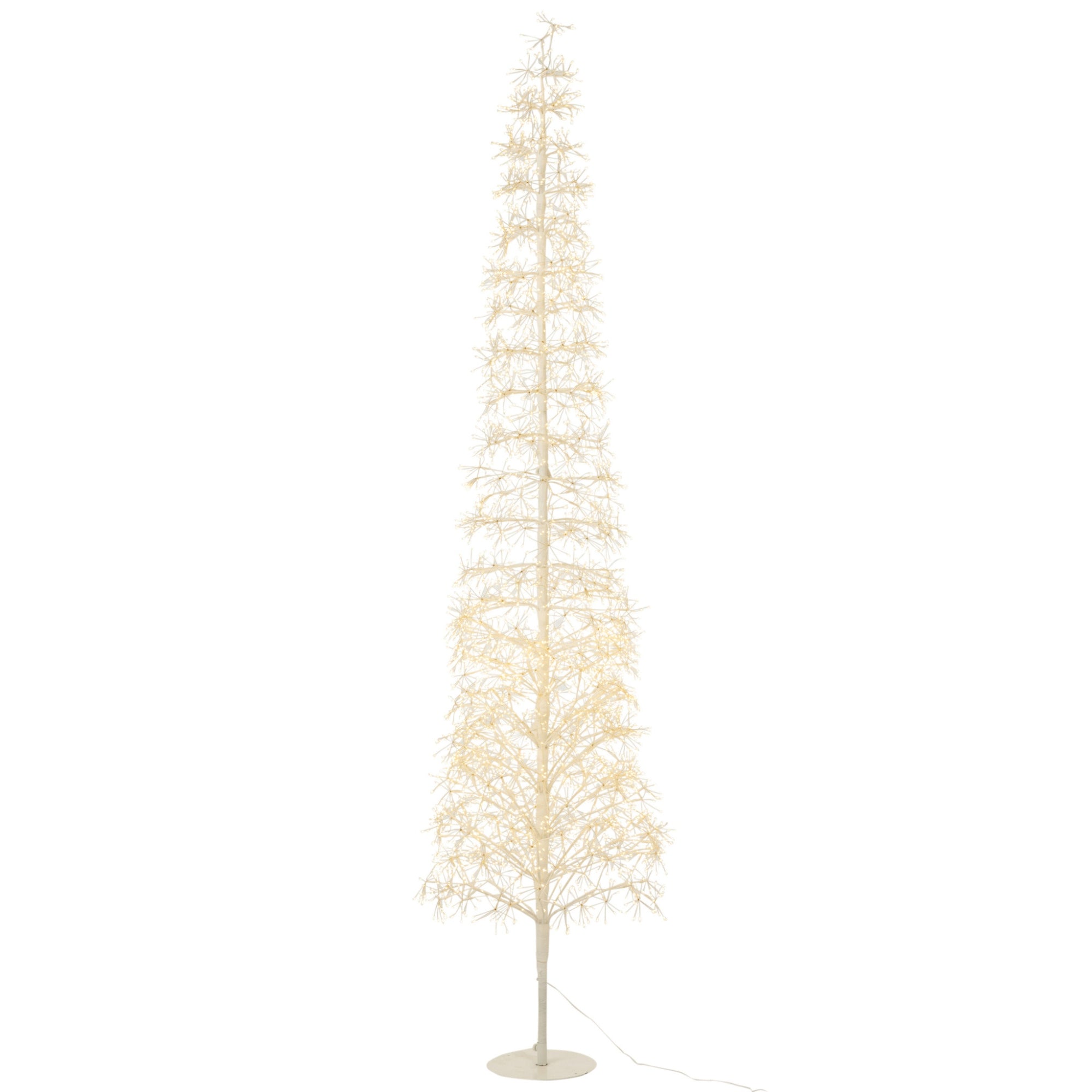 Kerstboom Led Warm Witte Lichten Ijzer Wit Extra Large H240cm J-Line