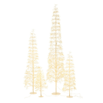 Kerstboom Led Warm Witte Lichten Ijzer Wit Extra Large H240cm J-Line