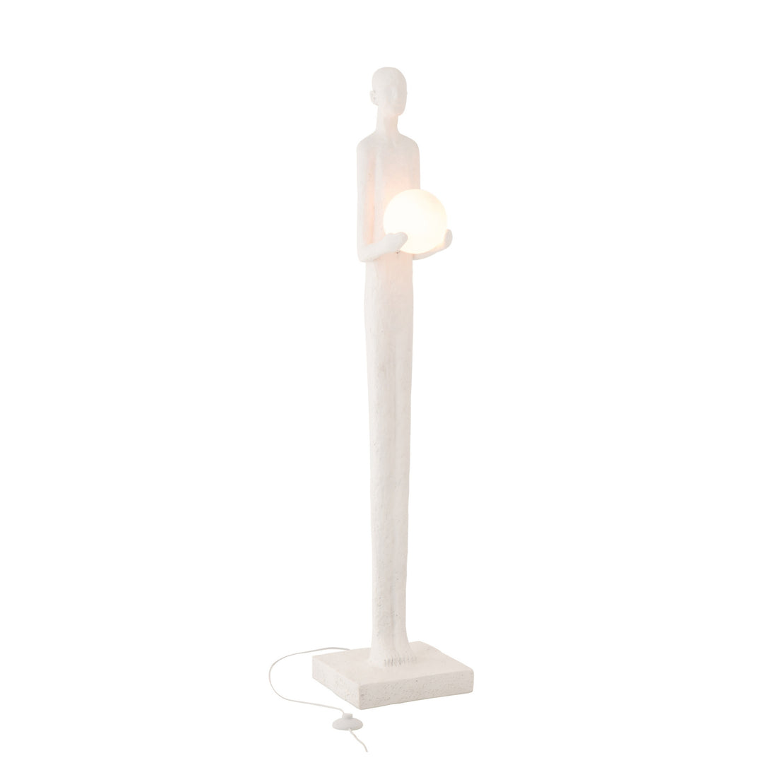 Staanlamp Persoon Polyresin Wit J-Line