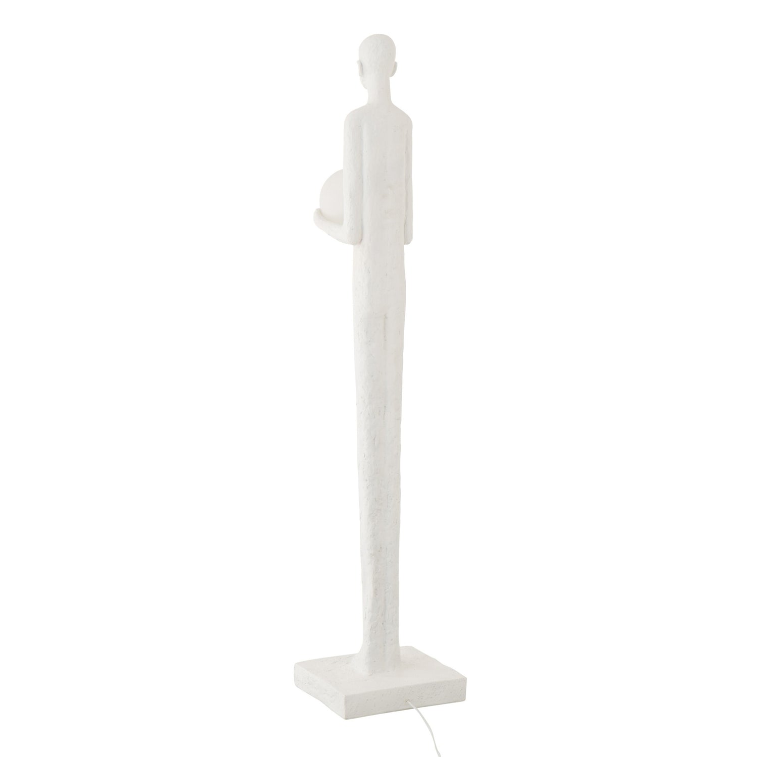 Staanlamp Persoon Polyresin Wit J-Line