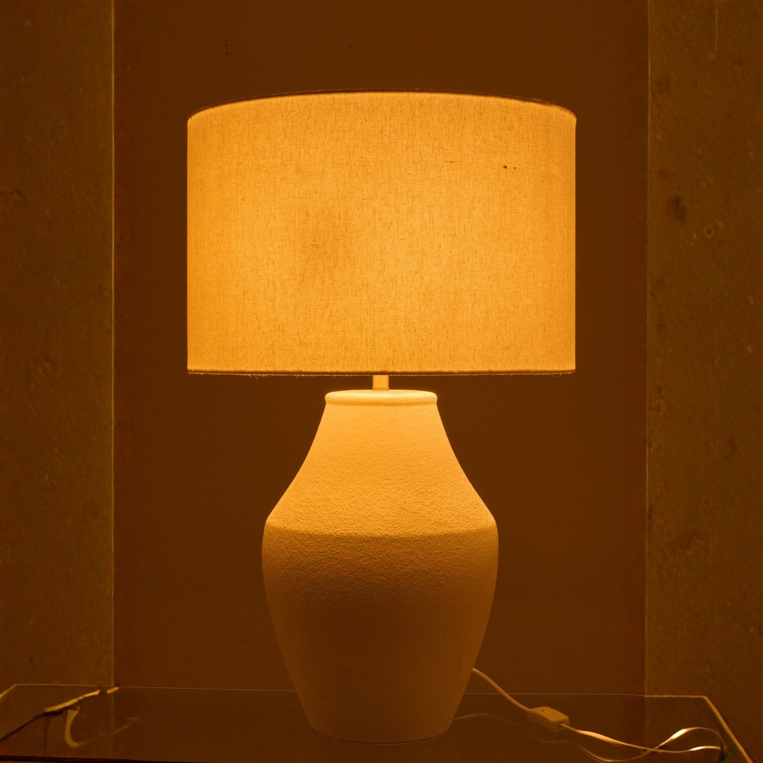 Tafellamp Henri Keramiek Wit J-Line