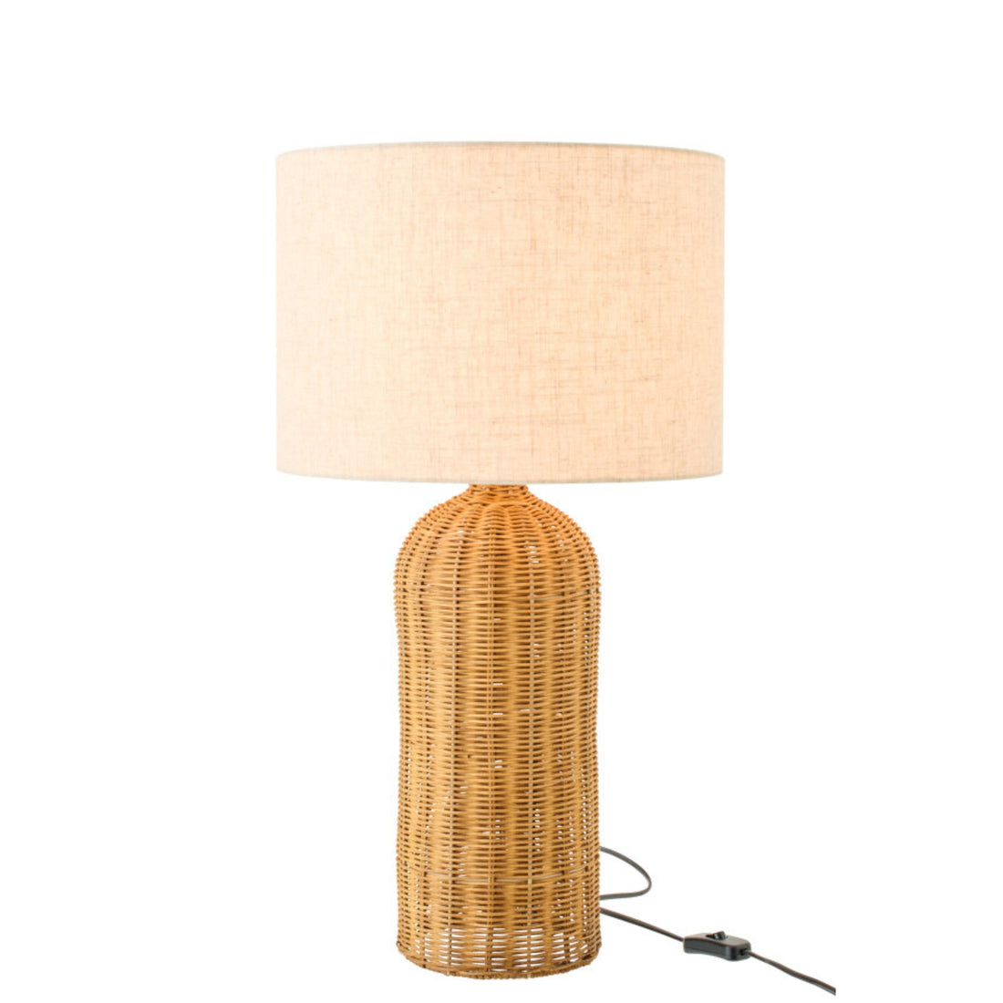 Tafellamp Cilinder Metaal Naturel/Ecru Small J-Line