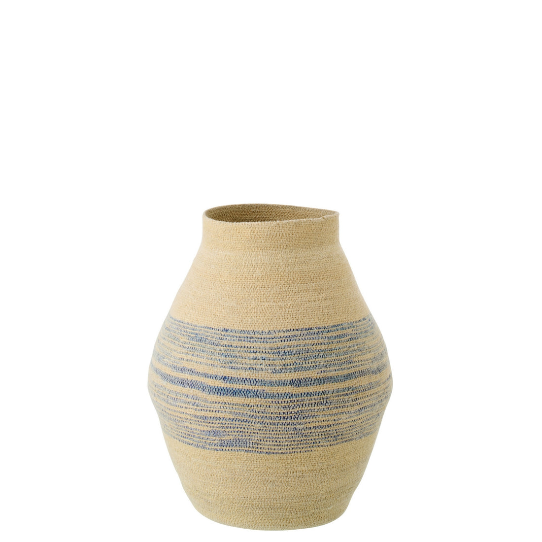 Mand Gestreept Zeegras Naturel/Blauw Small J-Line