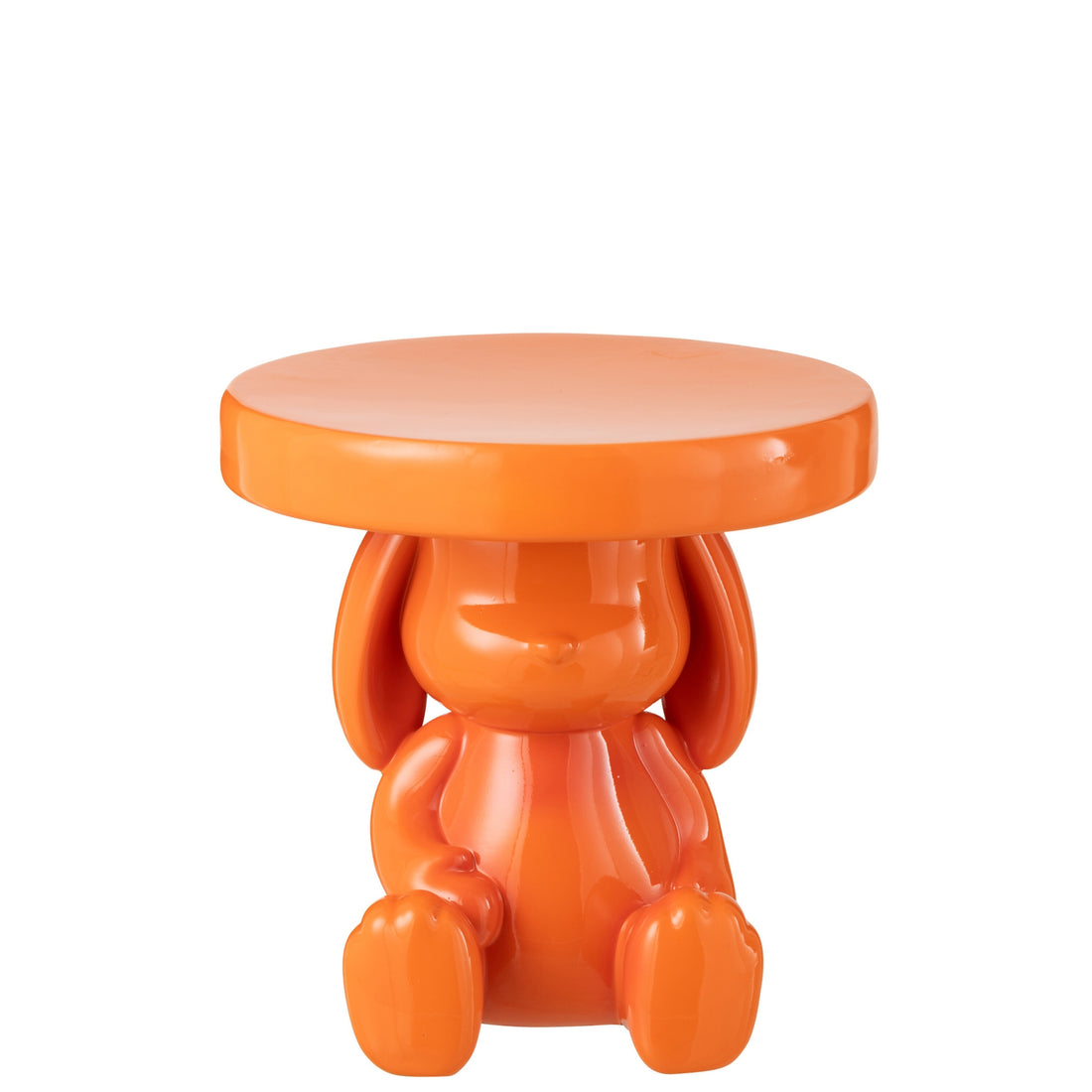 Bijzettafel Beer Polyresin Oranje J-Line
