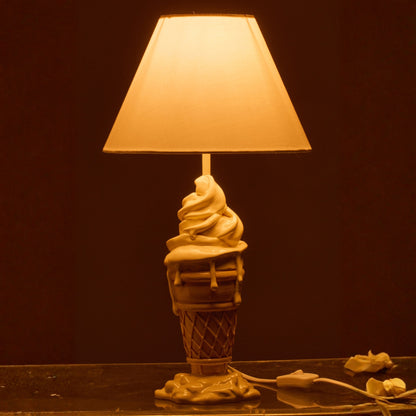 Lamp Ijsje Polyresin Geel/Beige J-Line