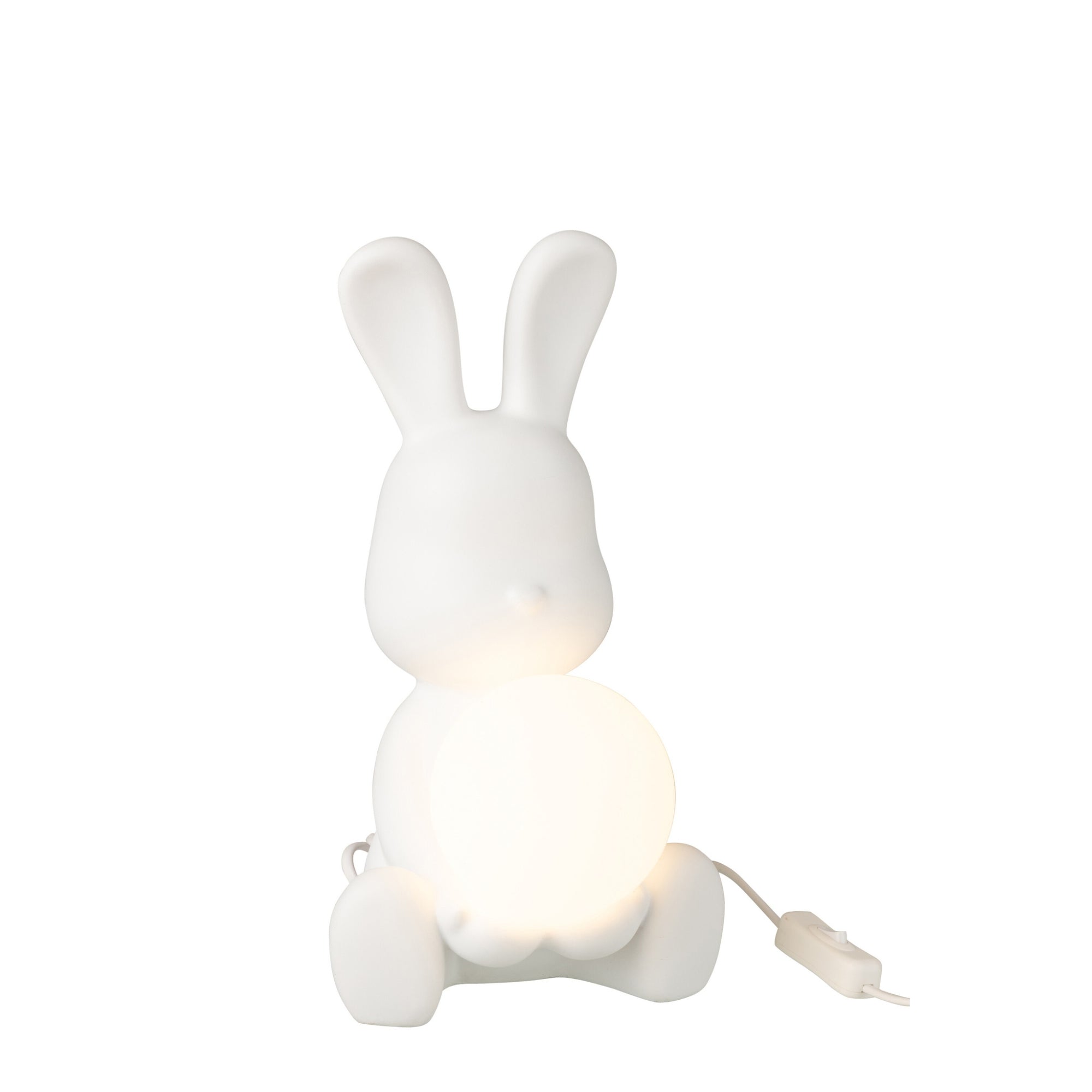 Tafellamp Konijn Polyresin Wit J-Line