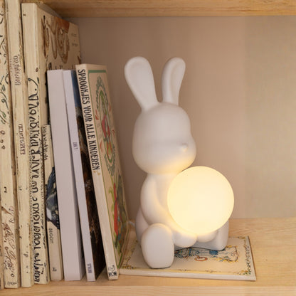 Tafellamp Konijn Polyresin Wit J-Line