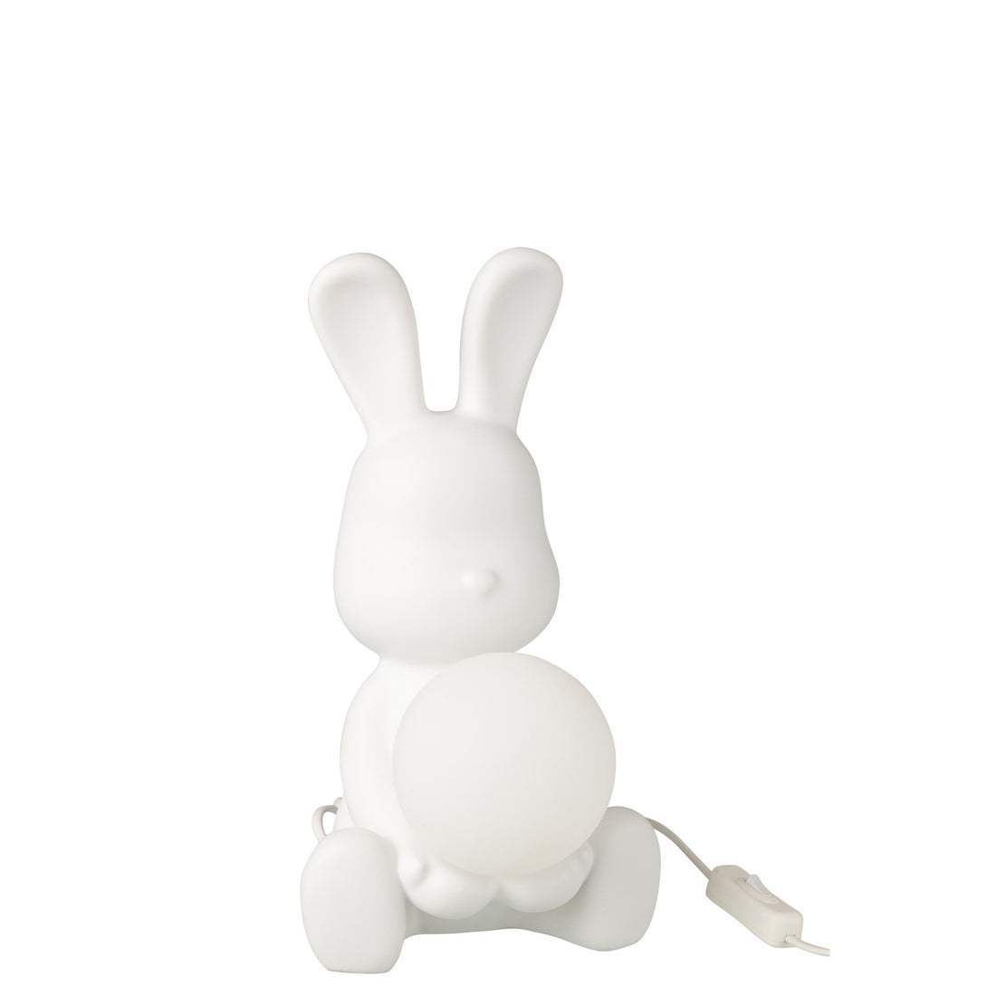 Tafellamp Konijn Polyresin Wit J-Line