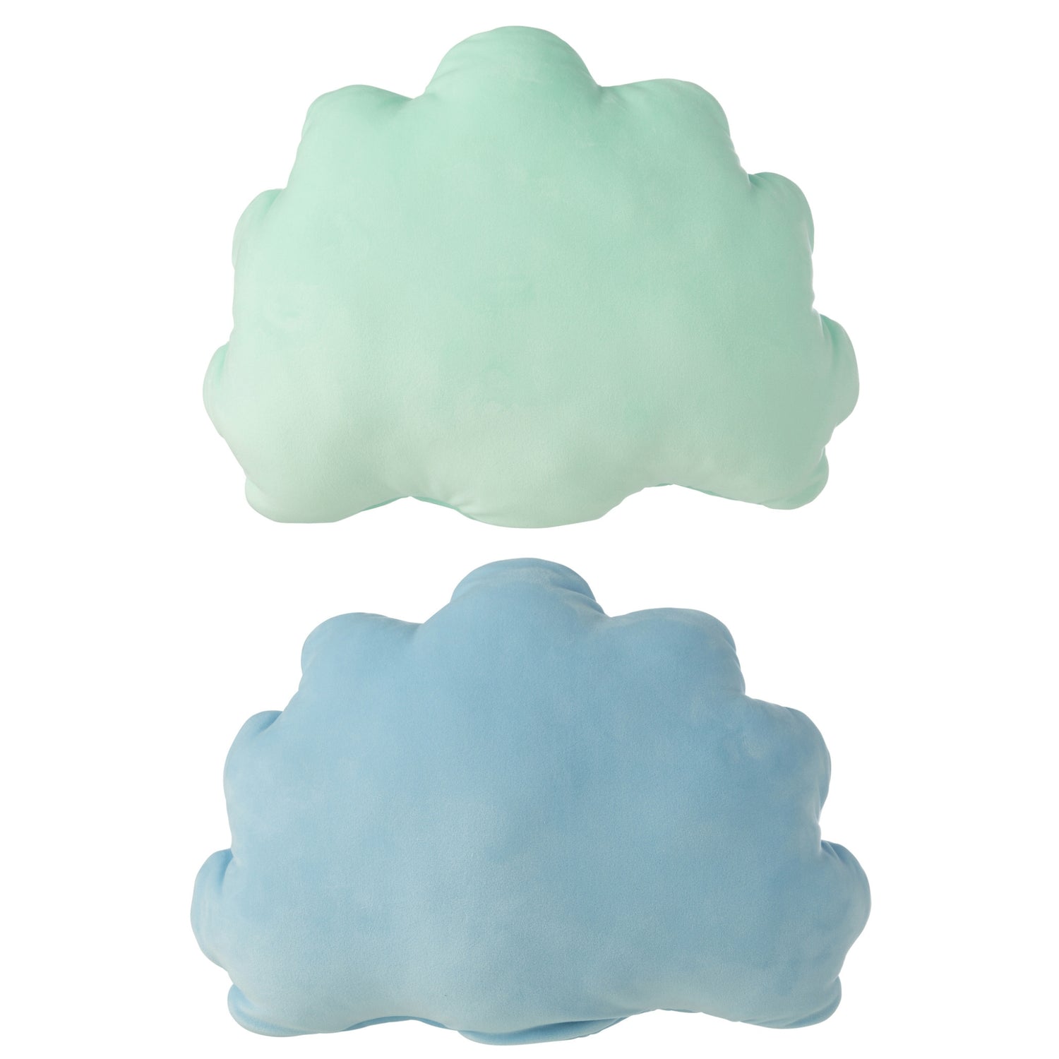 Kussen Voor Kinderen Polyester Lichtblauw/Muntgroen Assortiment Van 2 J-Line