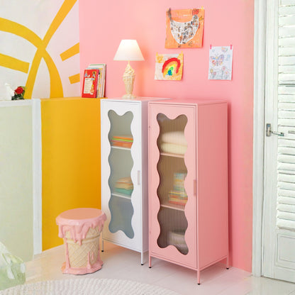 Kast Golf Ijzer/Glas Wit J-Line