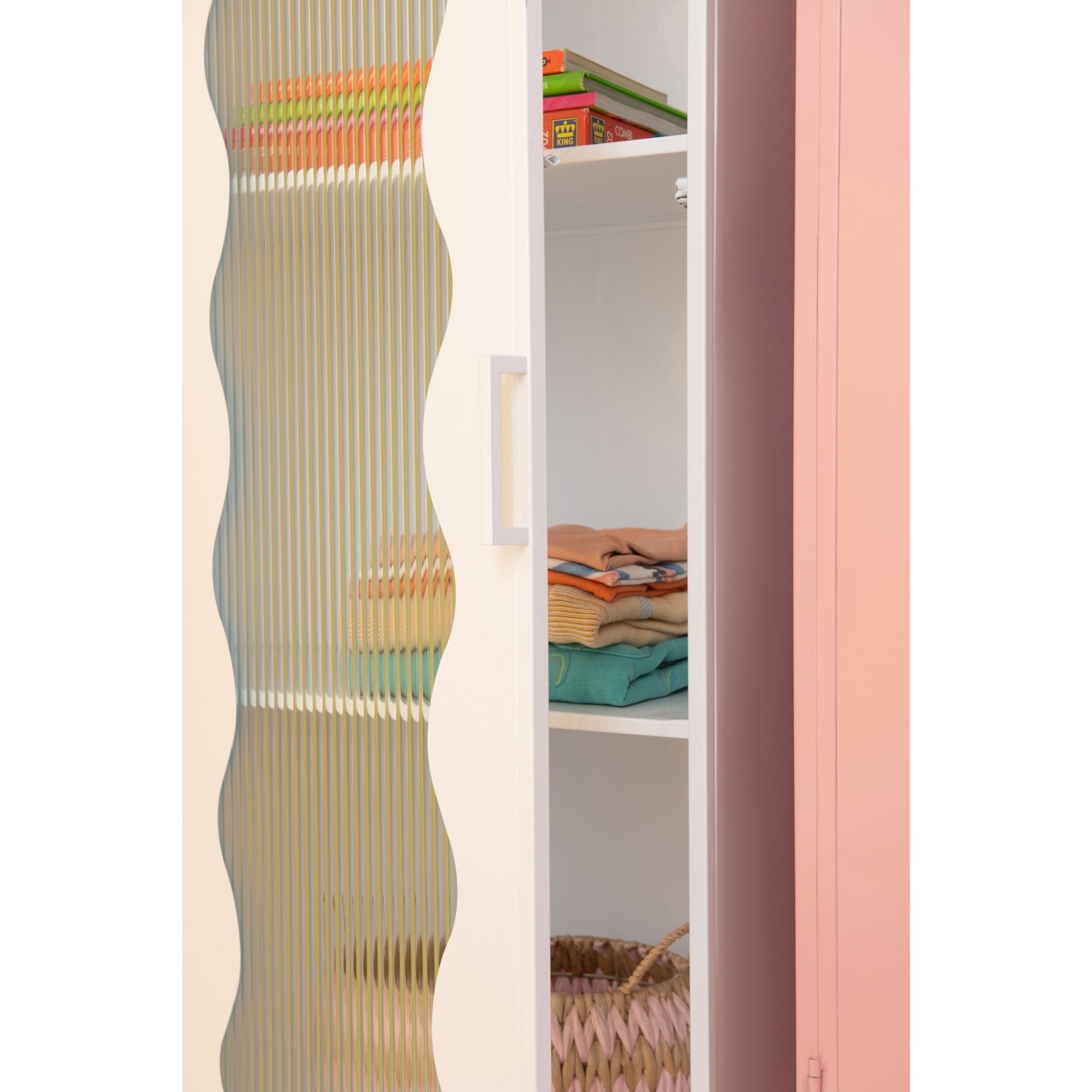 Kast Golf Ijzer/Glas Wit J-Line