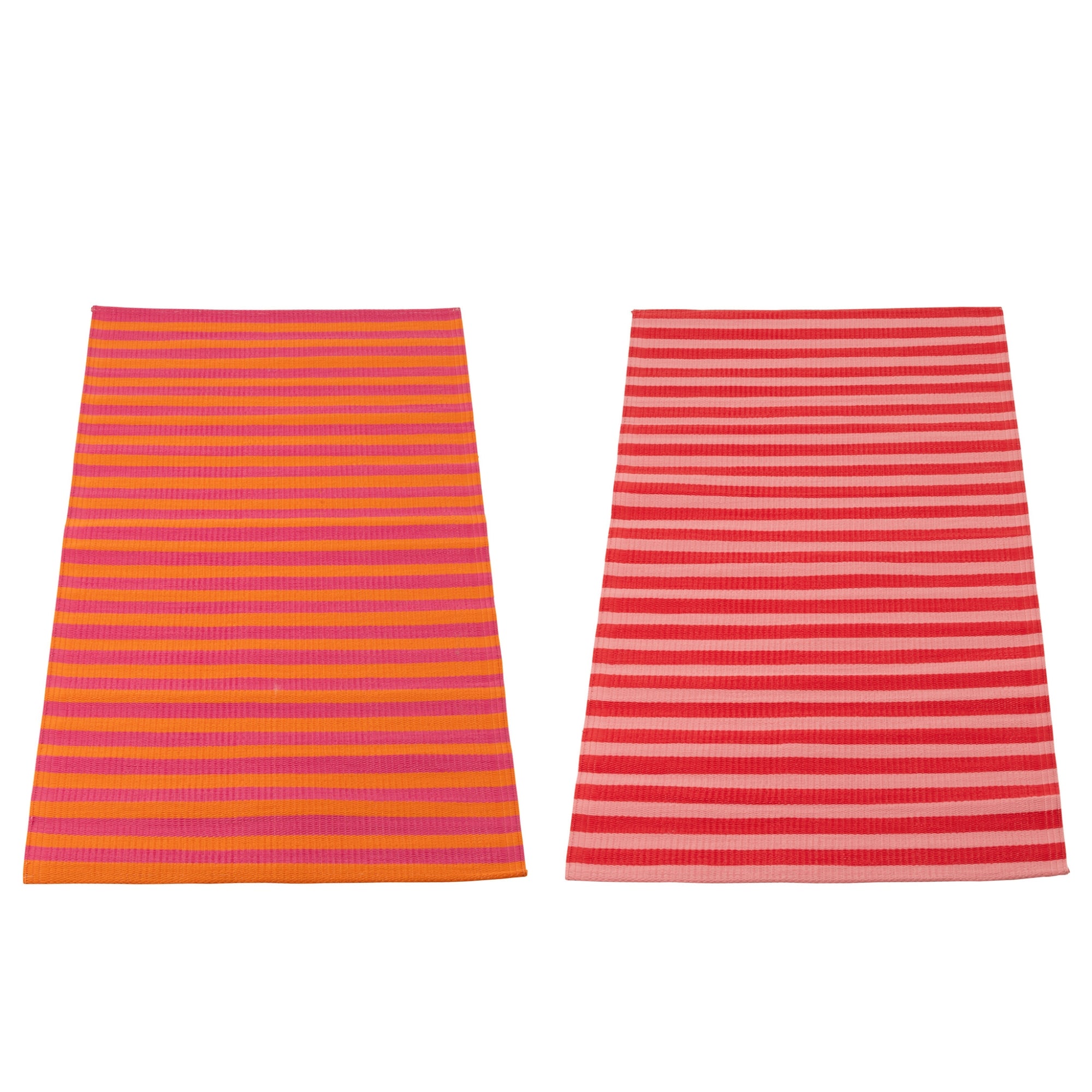 Strandmat Summer/Bisous Gestreept Polypropyleen Multi Assortiment Van 2 J-Line