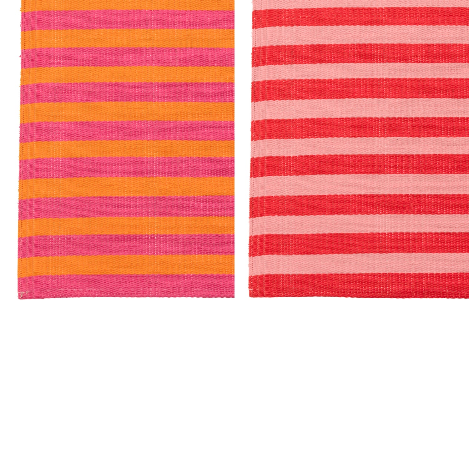 Strandmat Summer/Bisous Gestreept Polypropyleen Multi Assortiment Van 2 J-Line
