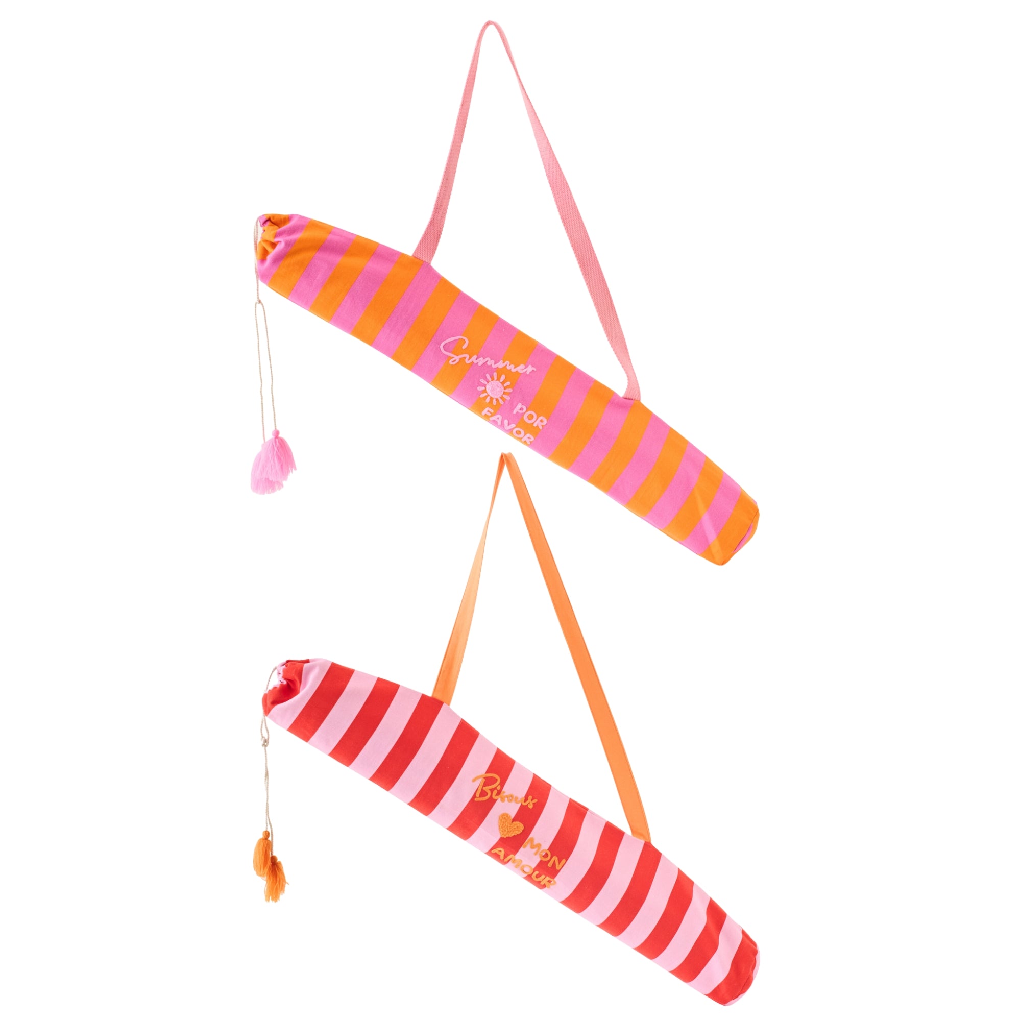 Strandmat Summer/Bisous Gestreept Polypropyleen Multi Assortiment Van 2 J-Line