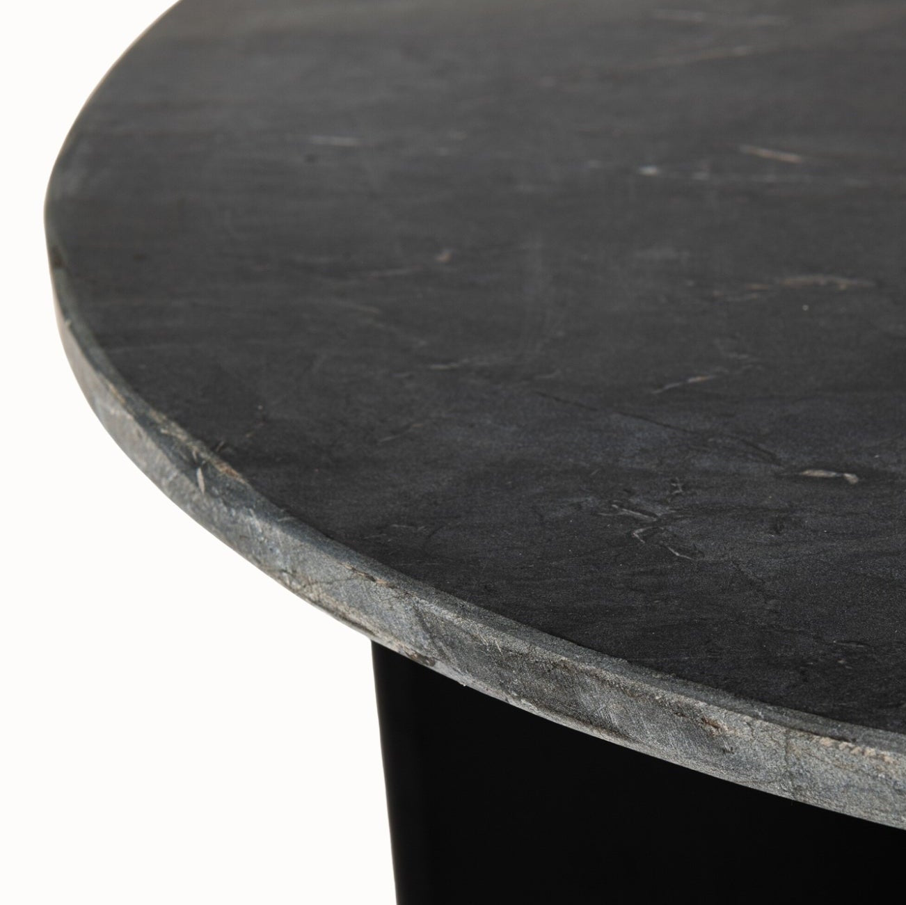 Bijzettafel Mathilde Marmer Zwart J-Line