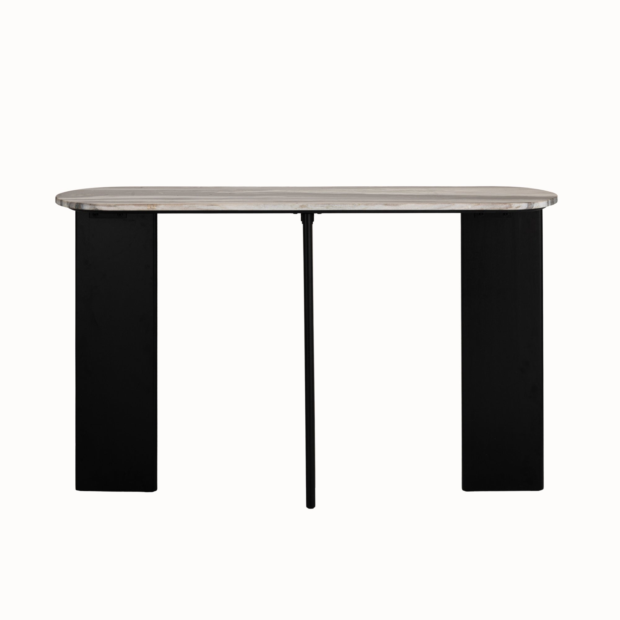 Console Mathilde Marmer Zwart/Perzik J-Line