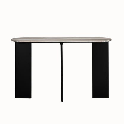 Console Mathilde Marmer Zwart/Perzik J-Line