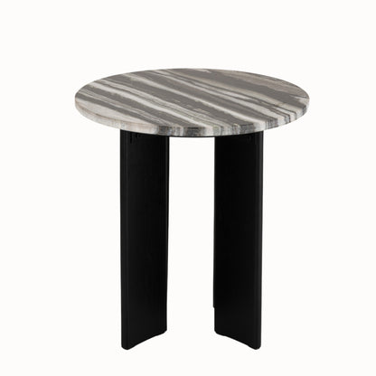 Bijzettafel Mathilde Marmer Zwart/Grijs J-Line