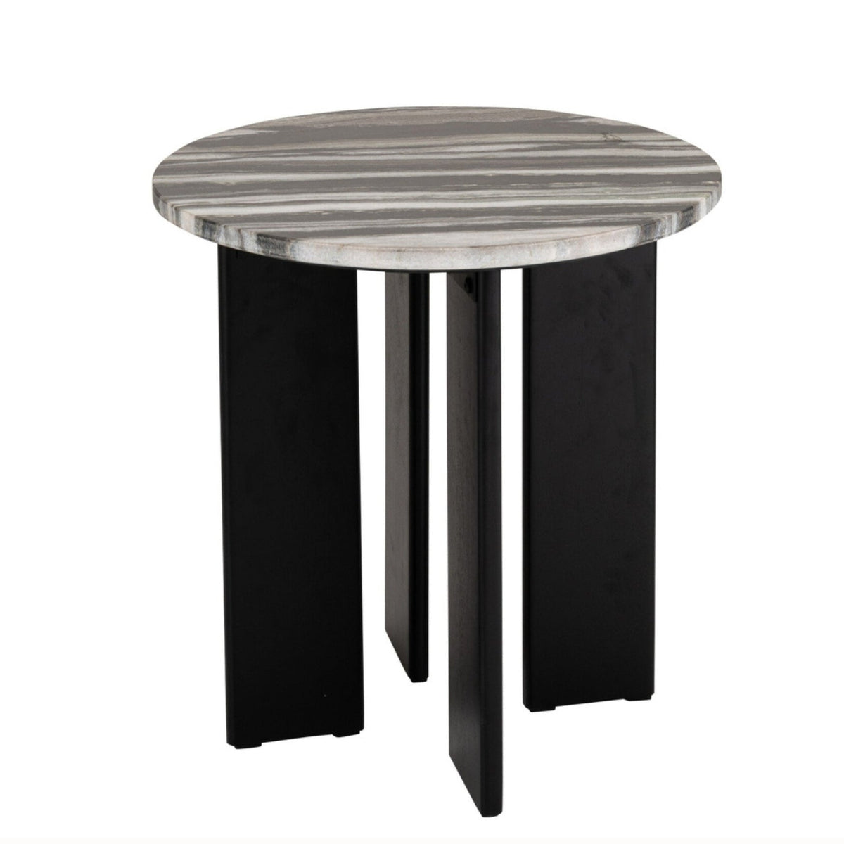 Bijzettafel Mathilde Marmer Zwart/Grijs J-Line