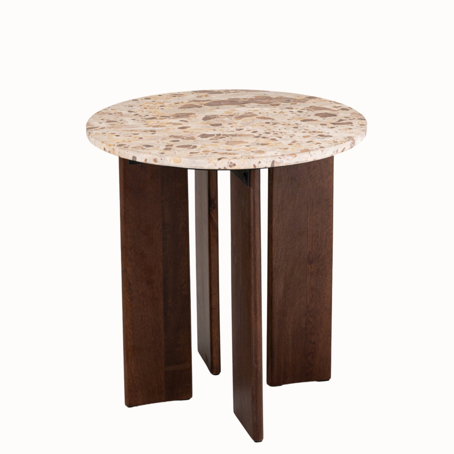 Bijzettafel Mathilde Marmer Naturel/Beige J-Line