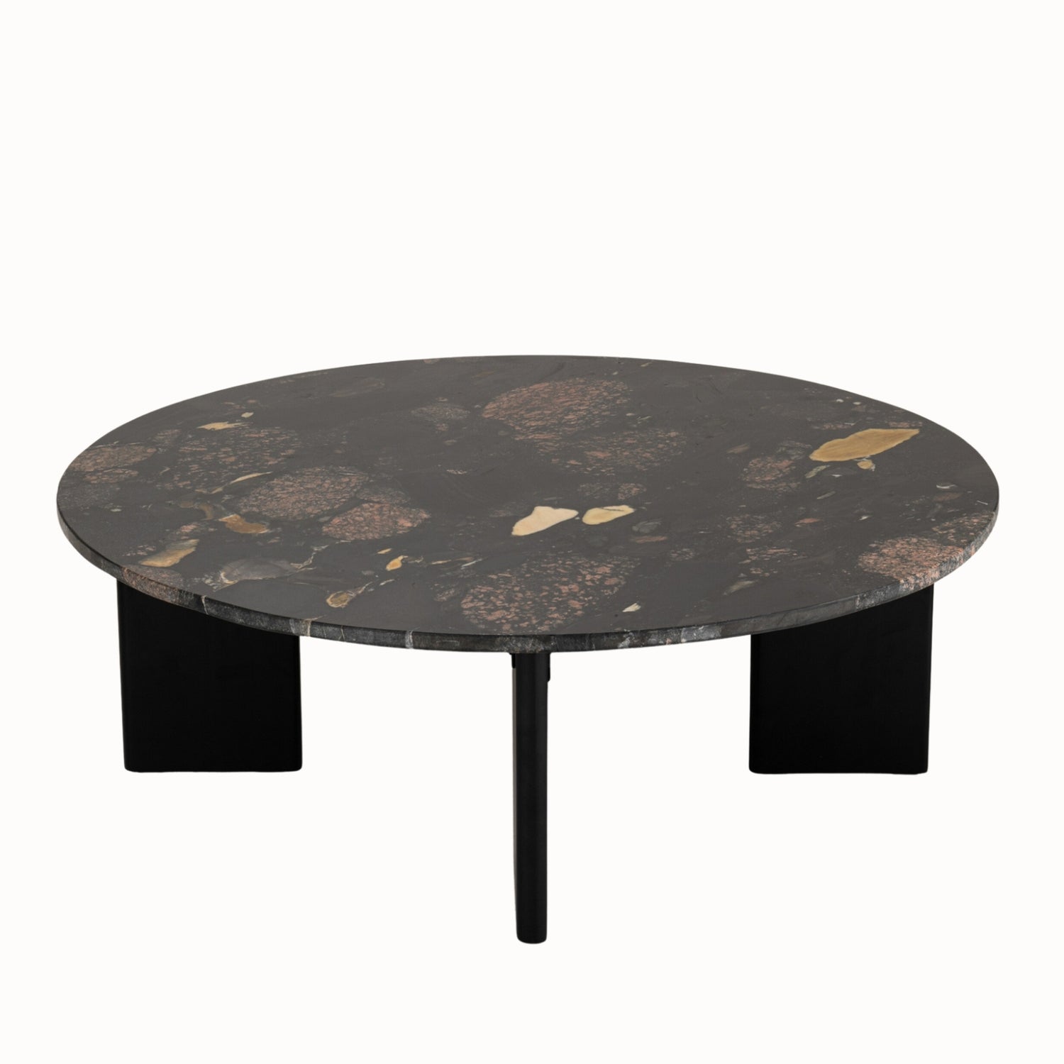 Salontafel Mathilde Marmer Zwart/Perzik J-Line