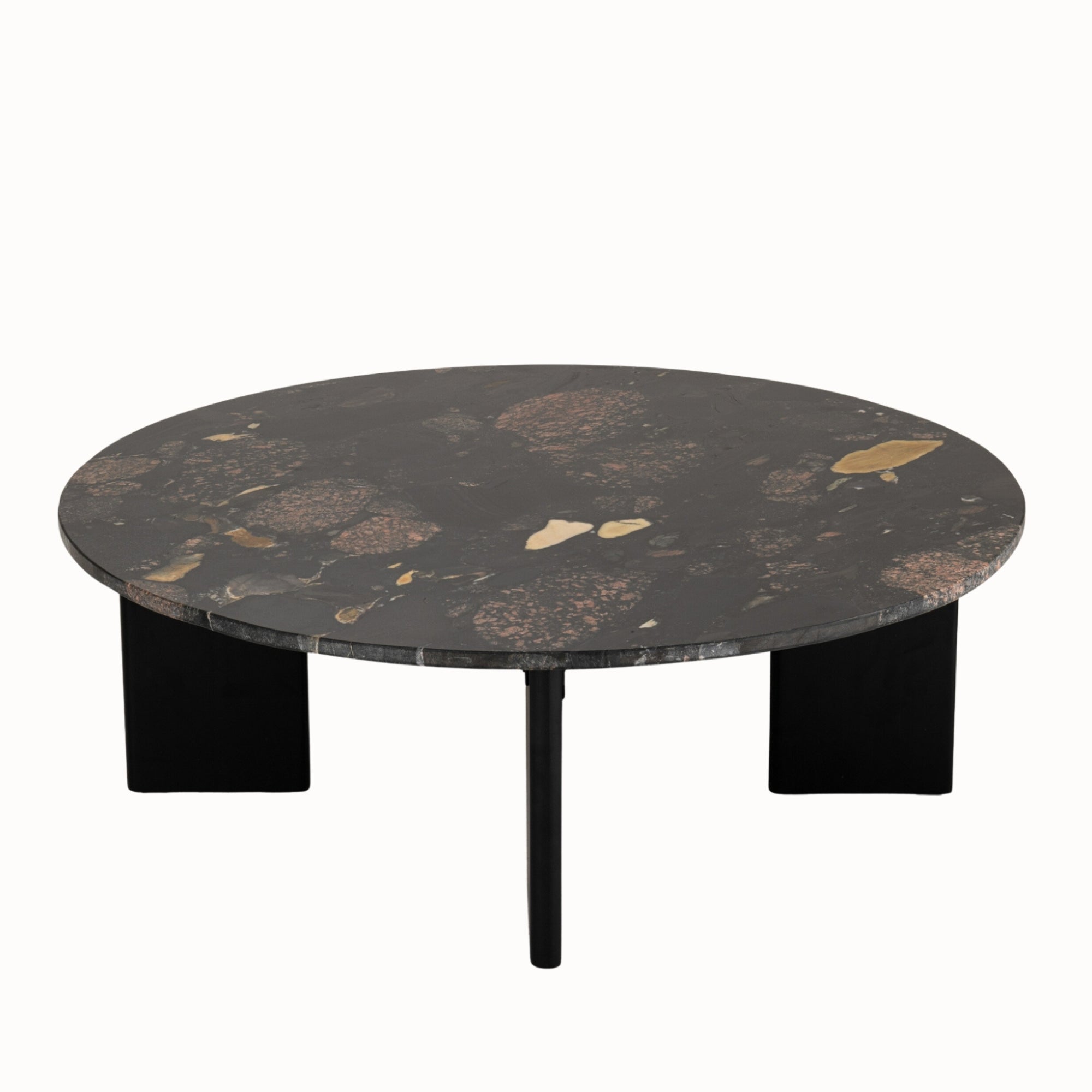 Salontafel Mathilde Marmer Zwart/Perzik J-Line