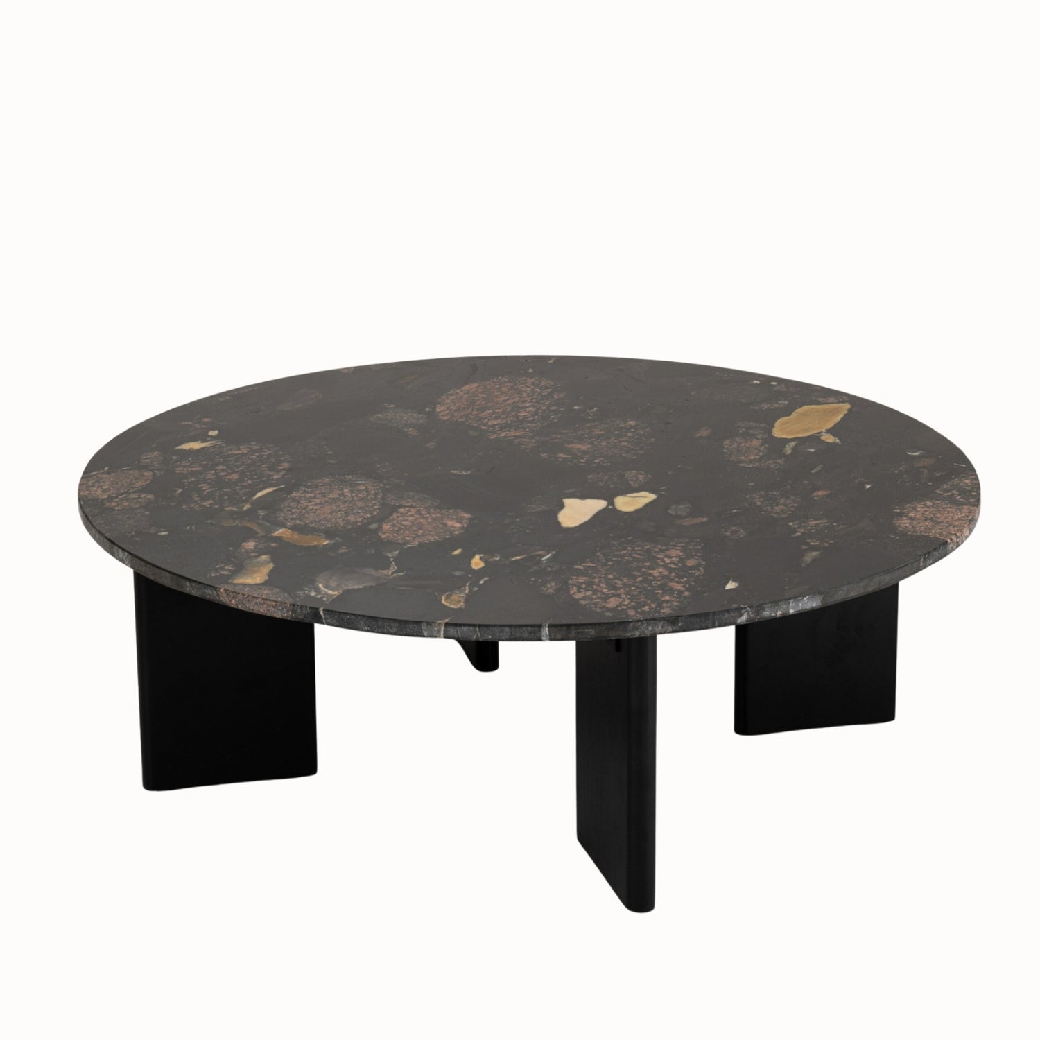 Salontafel Mathilde Marmer Zwart/Perzik J-Line