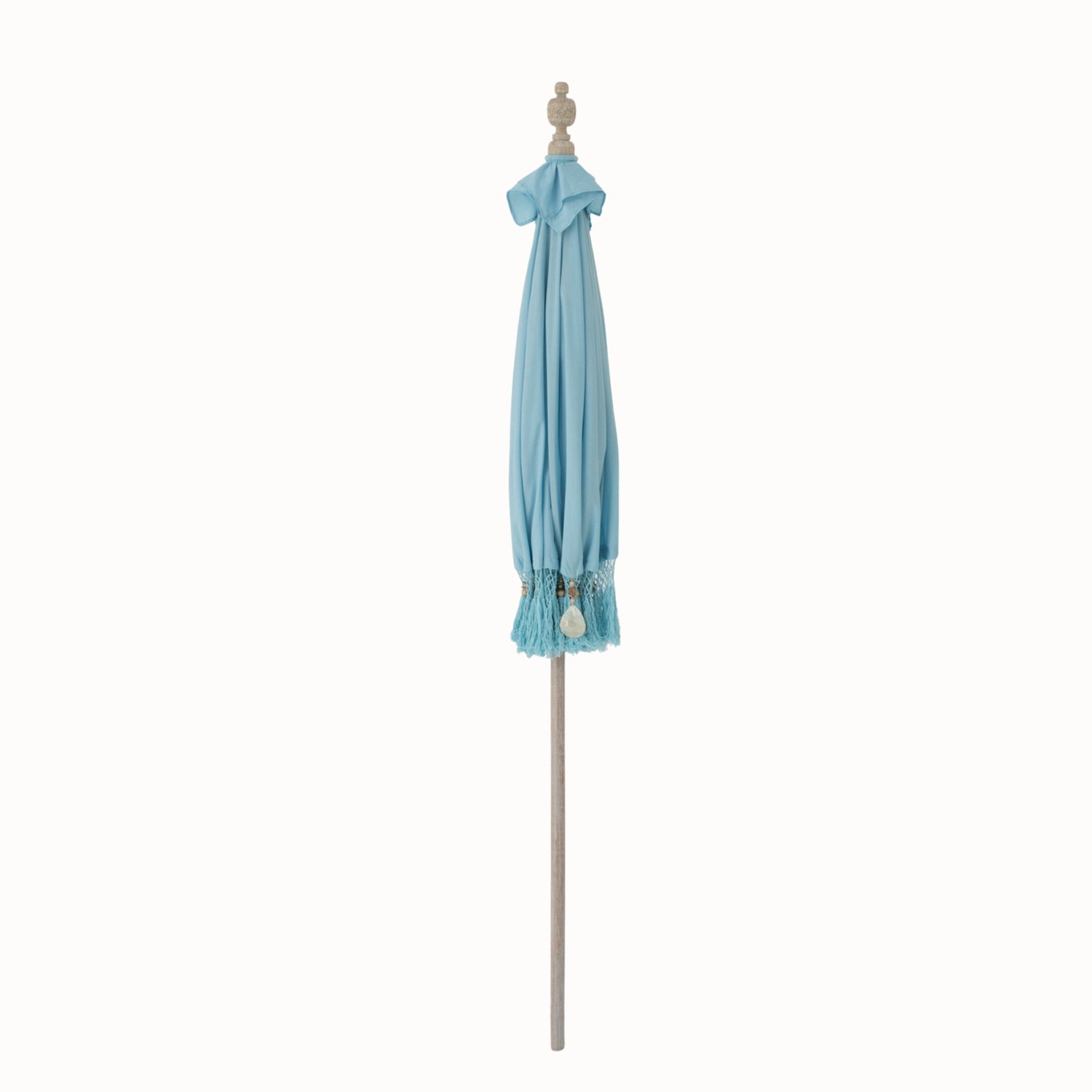 Parasol Bobbi Bamboe/Katoen Lichtblauw J-Line
