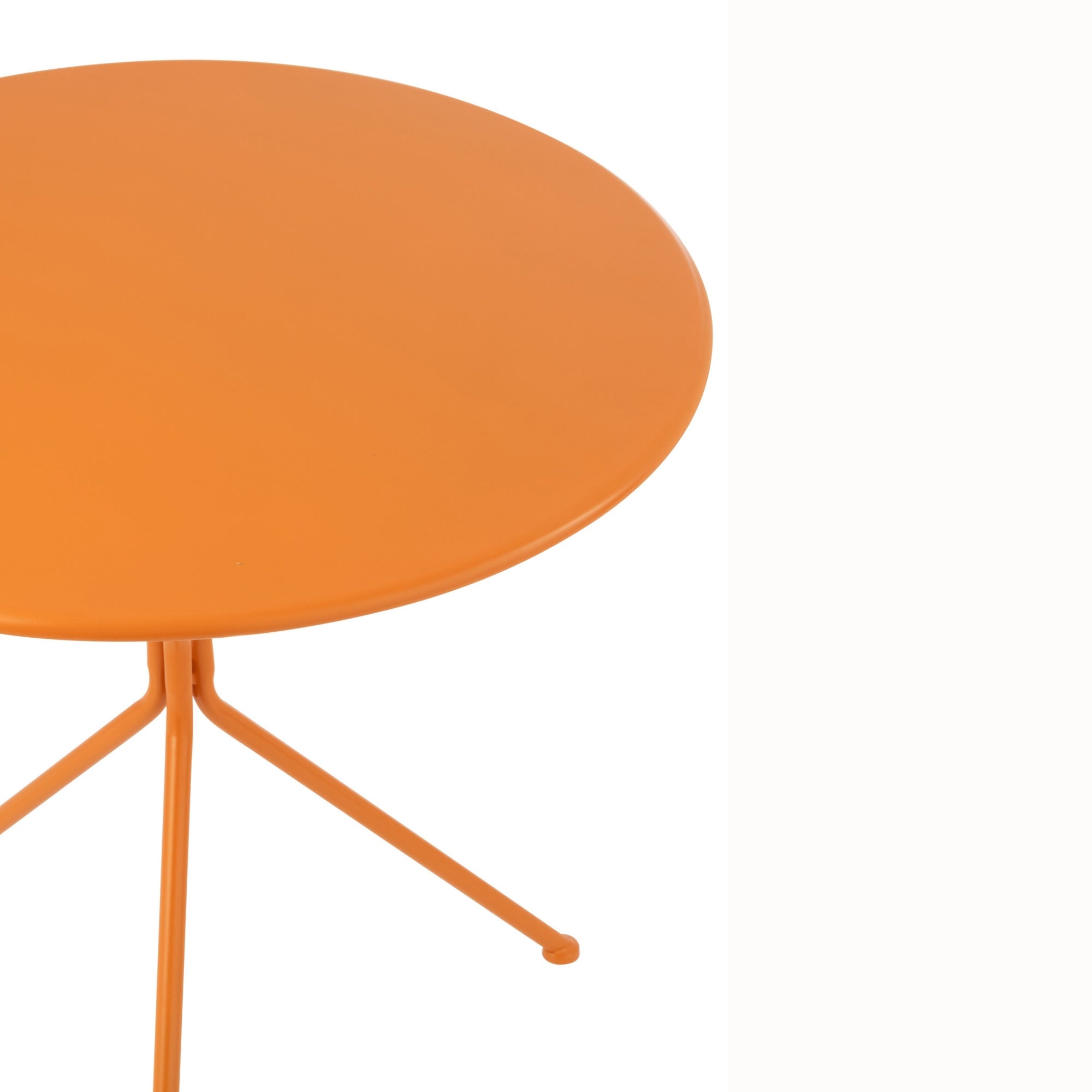 Tuintafel Tripod Rond Metaal Oranje Large J-Line