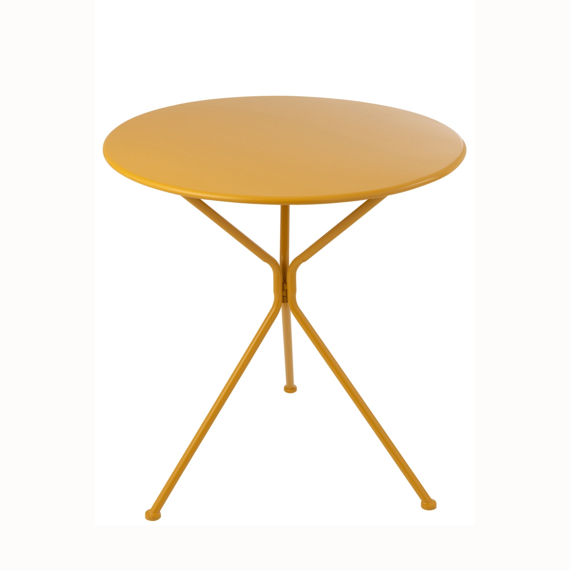 Tuintafel Tripod Rond Metaal Okergeel Large J-Line