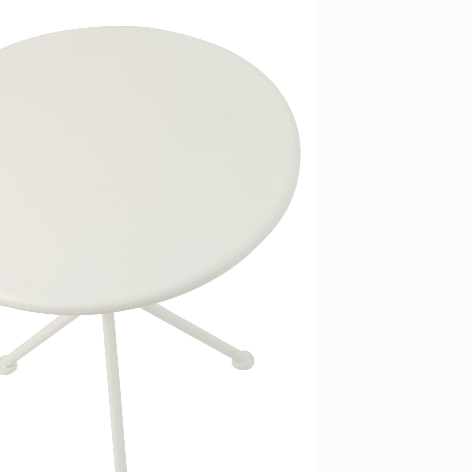 Tuintafel Tripod Rond Metaal Wit Small J-Line