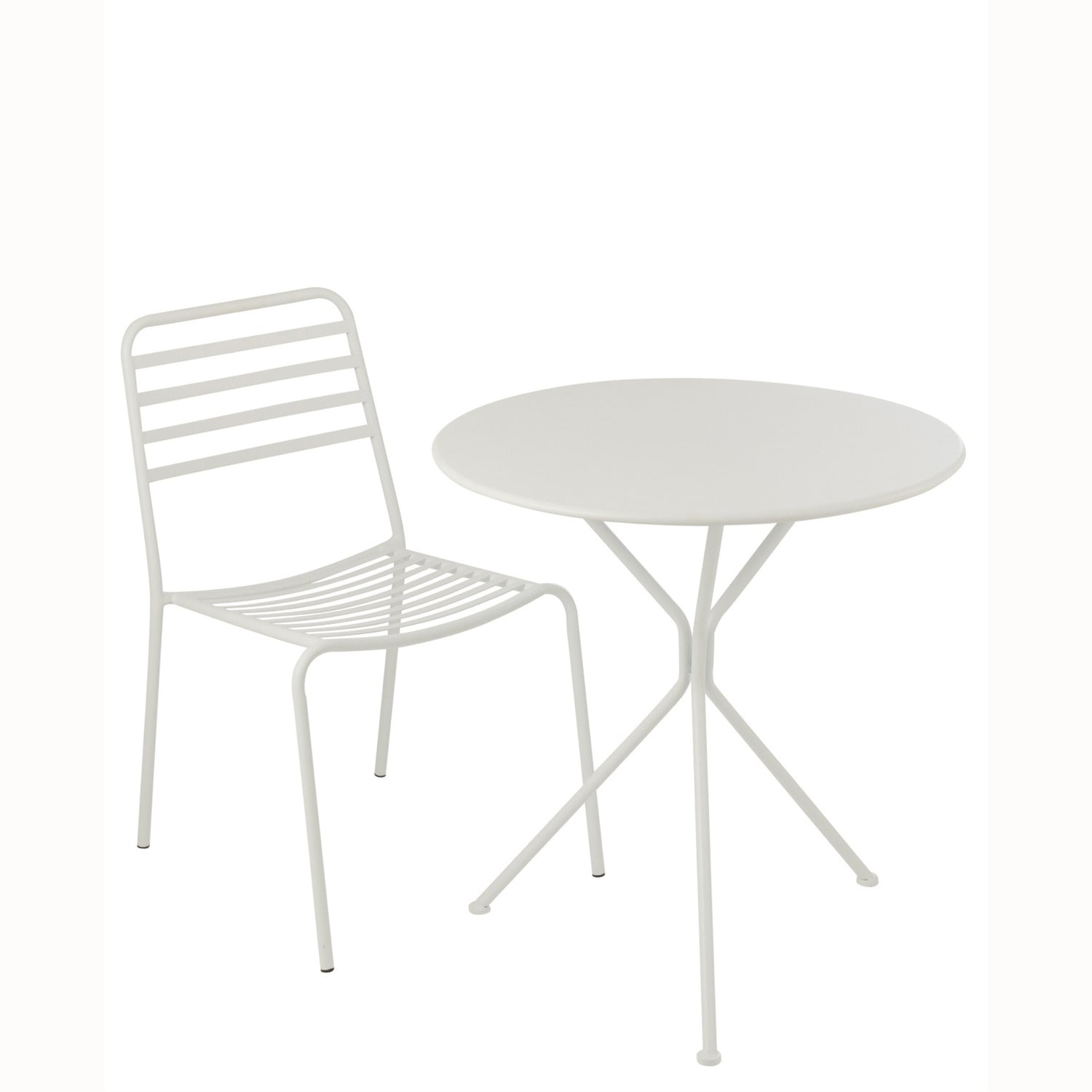 Tuintafel Tripod Rond Metaal Wit Large J-Line