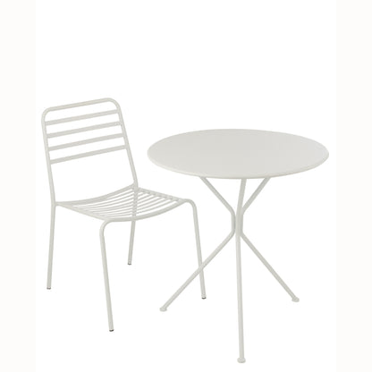 Tuintafel Tripod Rond Metaal Wit Large J-Line