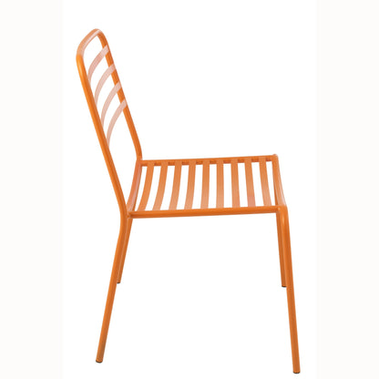 Tuinstoel Dedi Oranje Metaal J-Line