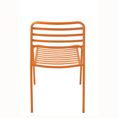 Tuinstoel Dedi Oranje Metaal J-Line