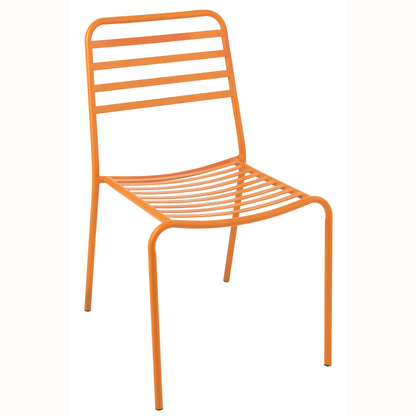 Tuinstoel Dedi Oranje Metaal J-Line