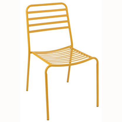 Tuinstoel Geel Metaal J-Line