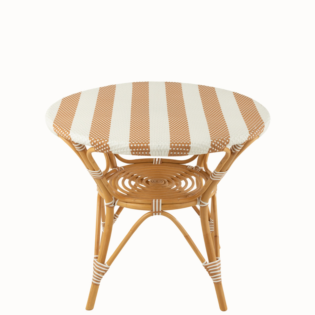 Eettafel Rotan Beige/Wit J-Line