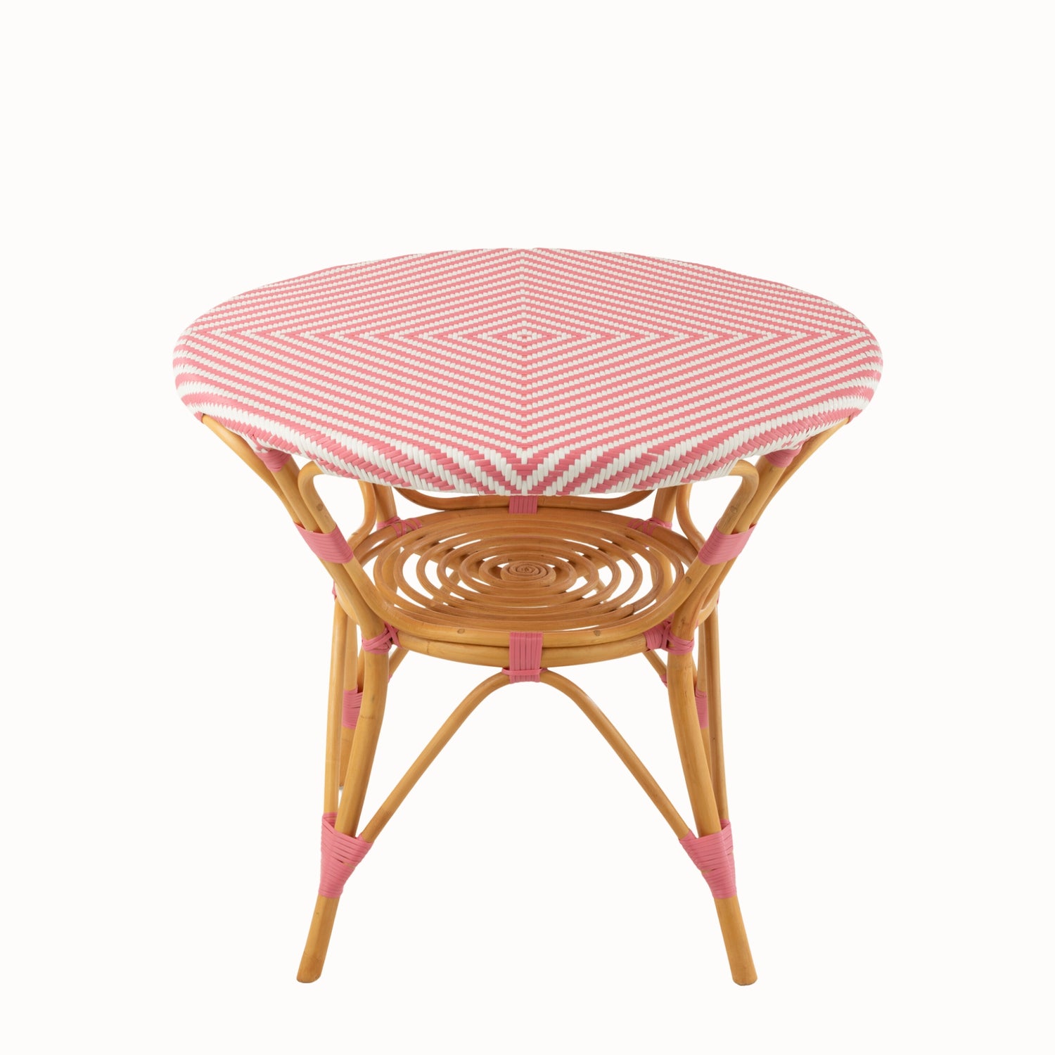 Eettafel Rotan Roze/Wit J-Line