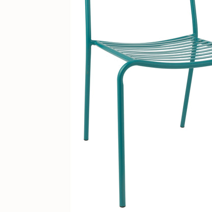 Tuinstoel Dedi Turquoise Metaal J-Line