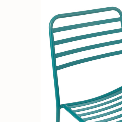 Tuinstoel Dedi Turquoise Metaal J-Line