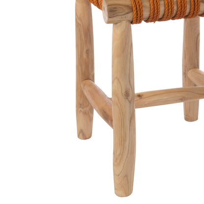 Kruk Teak Hout Oranje J-Line